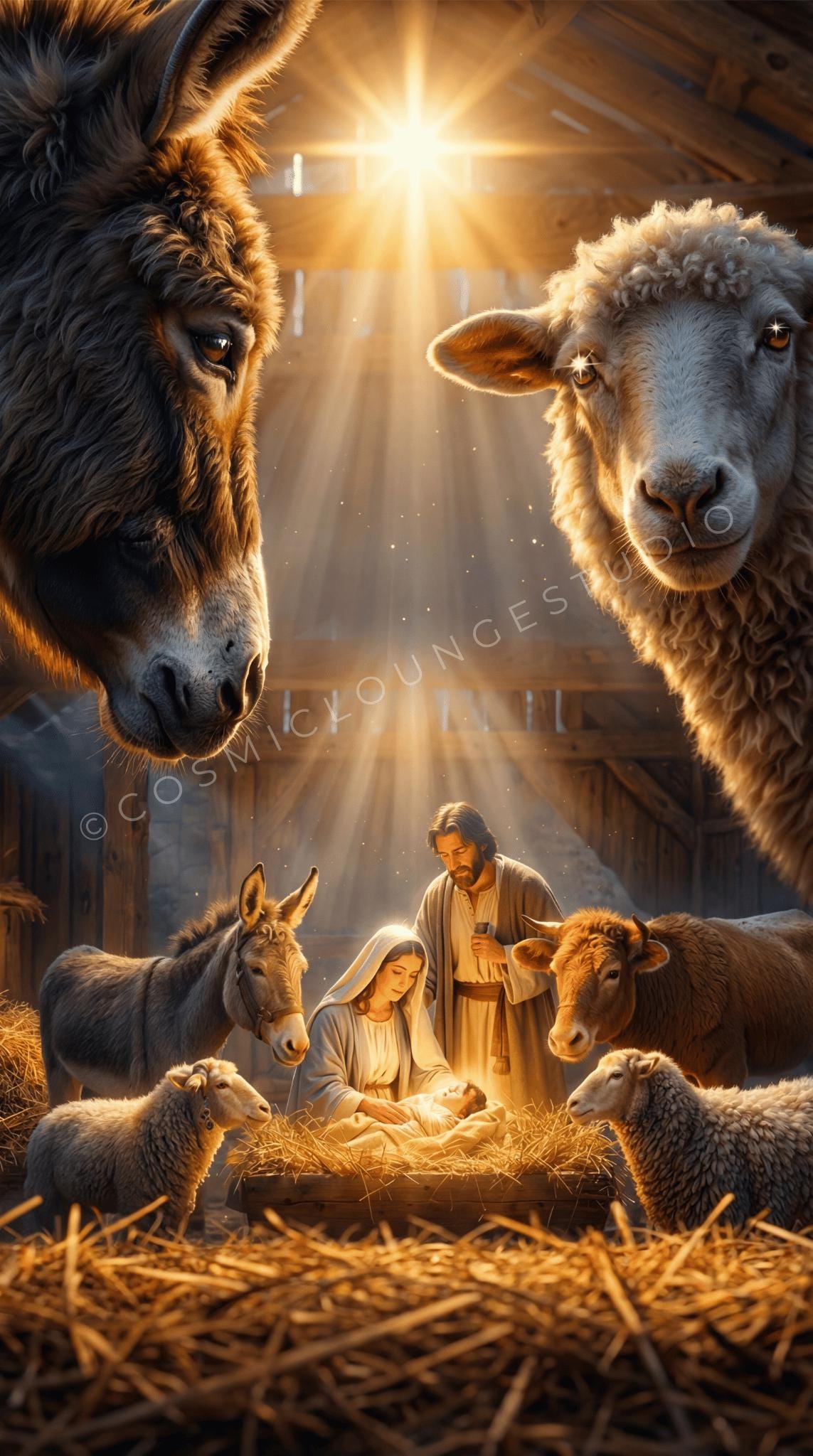 4K Nativity Live Wallpaper • Cinematic Christmas Phone Background (iOS & Android)