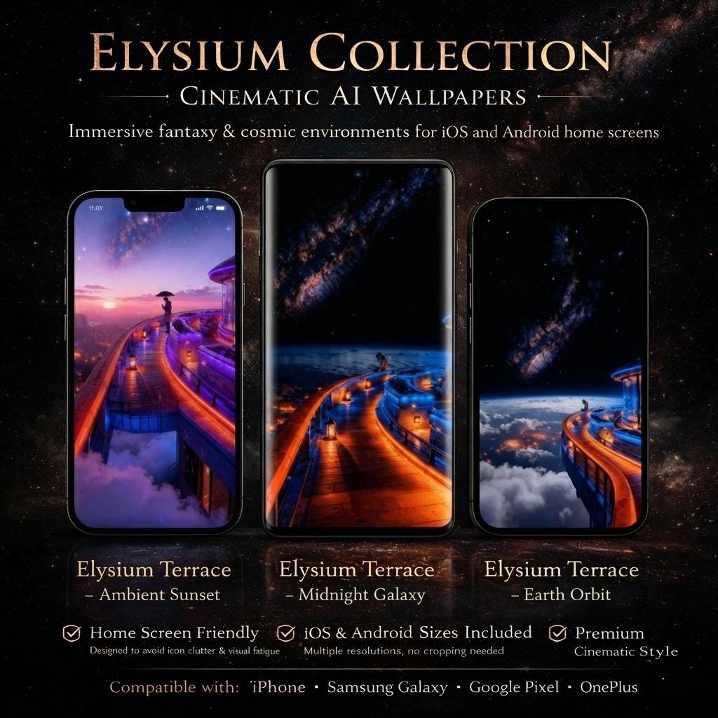 Cosmic City Wallpaper | Dragon Rider, Starfall Art (Digital Download)