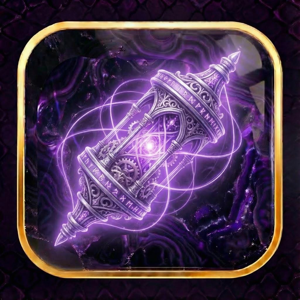 130 Liquid Glass Fantasy App Icons: Amethyst Dragon Rider, Night Court Theme