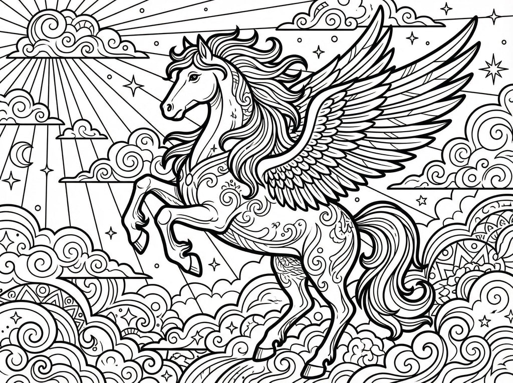 60 Hand-Drawn Designs: Night Court, Dread Trove & Seasonal Courts (PDF) ACOTAR Inspired Coloring Book Bundle
