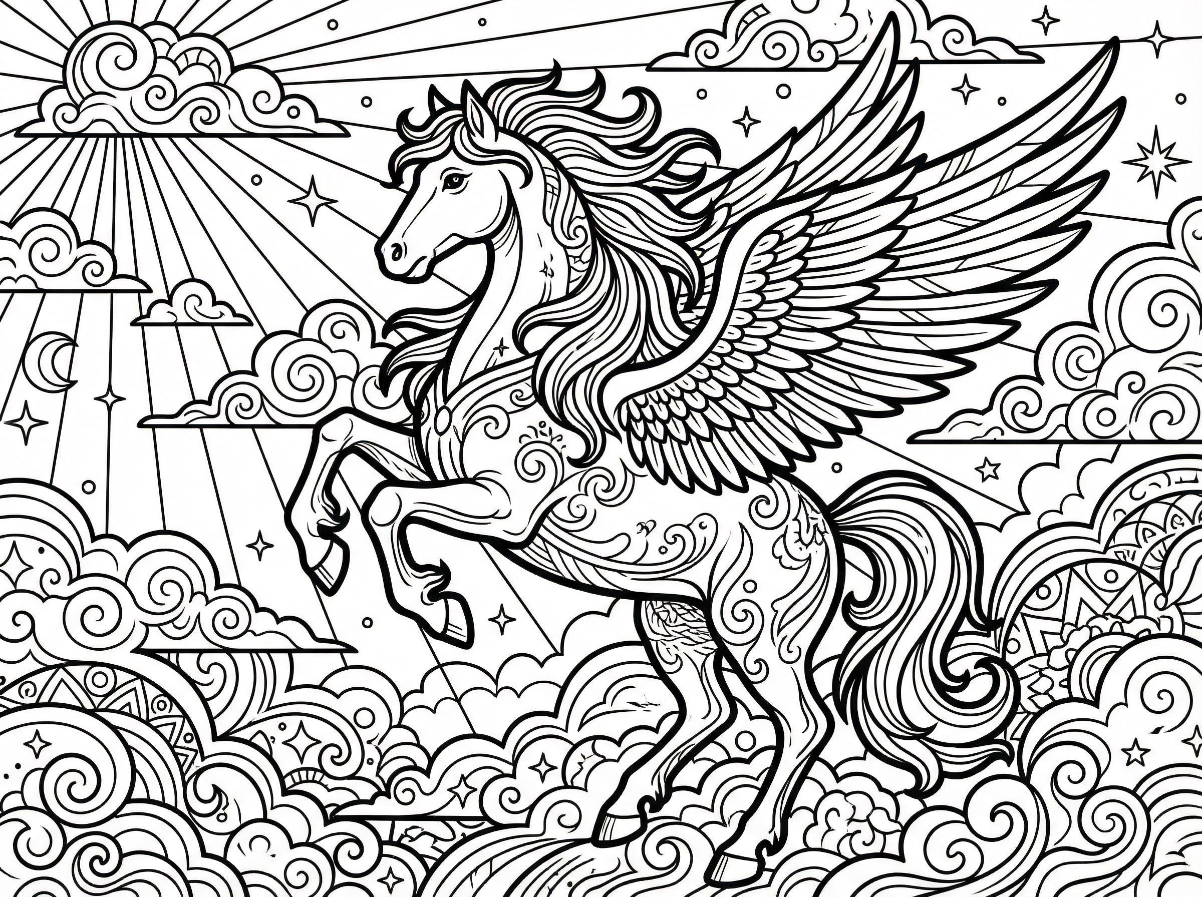 60 Hand-Drawn Designs: Night Court, Dread Trove & Seasonal Courts (PDF) ACOTAR Inspired Coloring Book Bundle