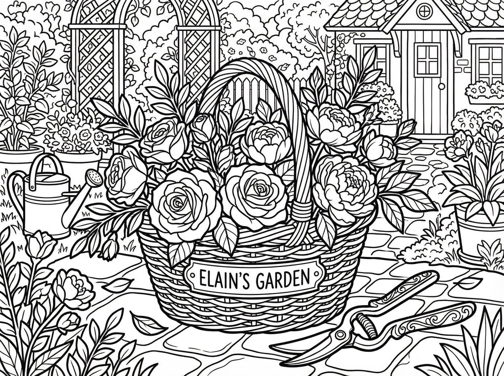 60 Hand-Drawn Designs: Night Court, Dread Trove & Seasonal Courts (PDF) ACOTAR Inspired Coloring Book Bundle