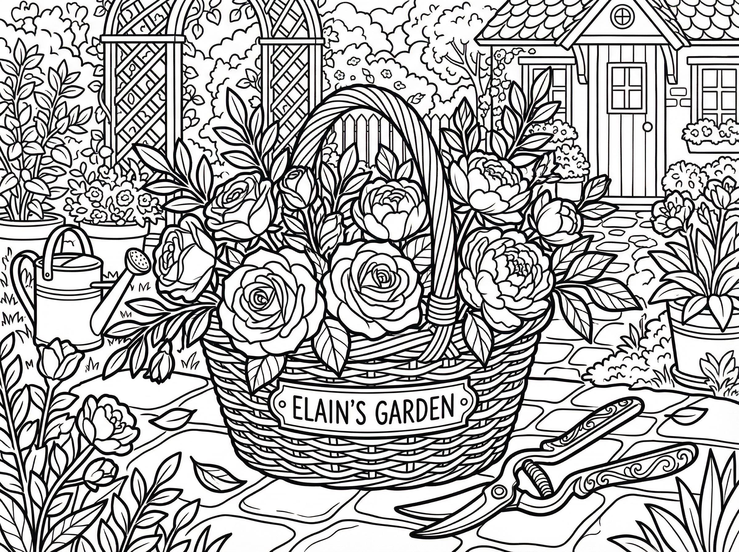 60 Hand-Drawn Designs: Night Court, Dread Trove & Seasonal Courts (PDF) ACOTAR Inspired Coloring Book Bundle