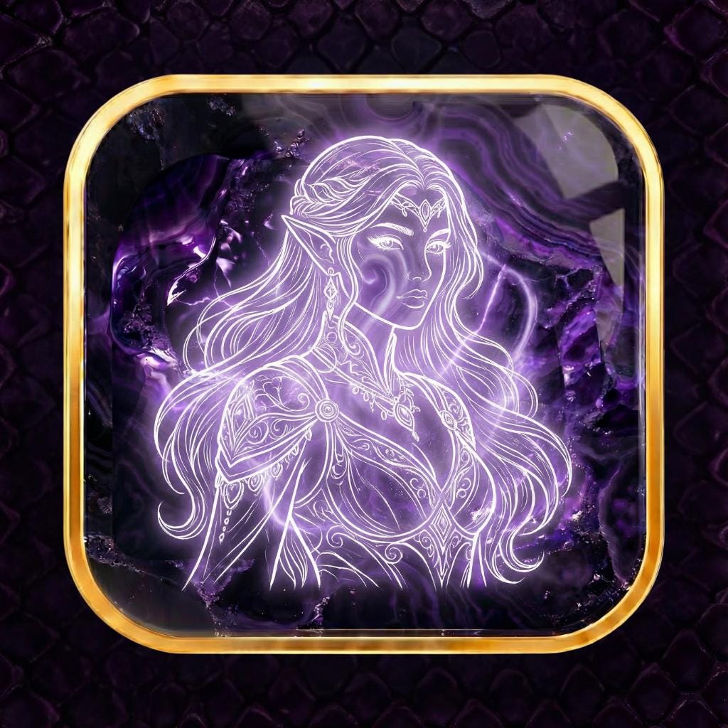 390+ Liquid Glass App Icons: Night Court (Amethyst), Dragon Rider (Onyx) and Spring Court (Machete Green) Aesthetics for iOS & Android