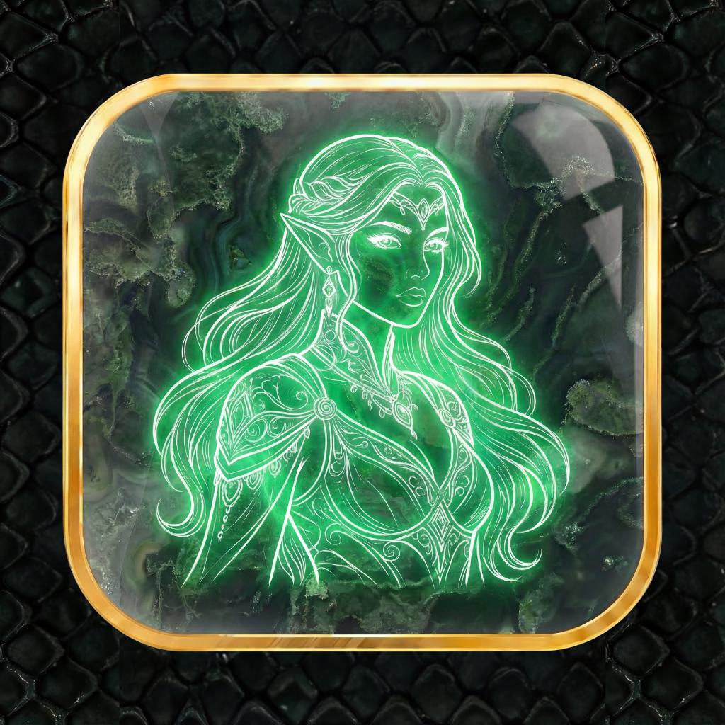 390+ Liquid Glass App Icons: Night Court (Amethyst), Dragon Rider (Onyx) and Spring Court (Machete Green) Aesthetics for iOS & Android