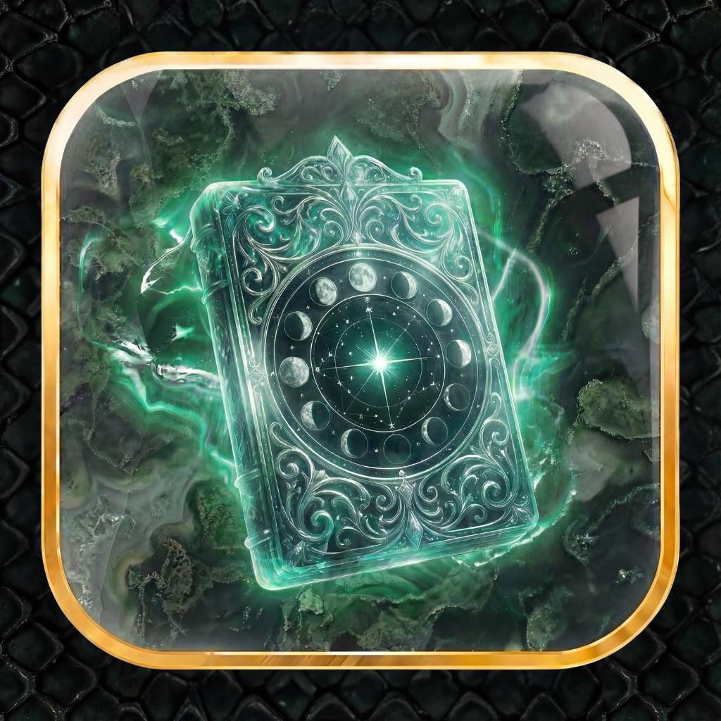 390+ Liquid Glass App Icons: Night Court (Amethyst), Dragon Rider (Onyx) and Spring Court (Machete Green) Aesthetics for iOS & Android