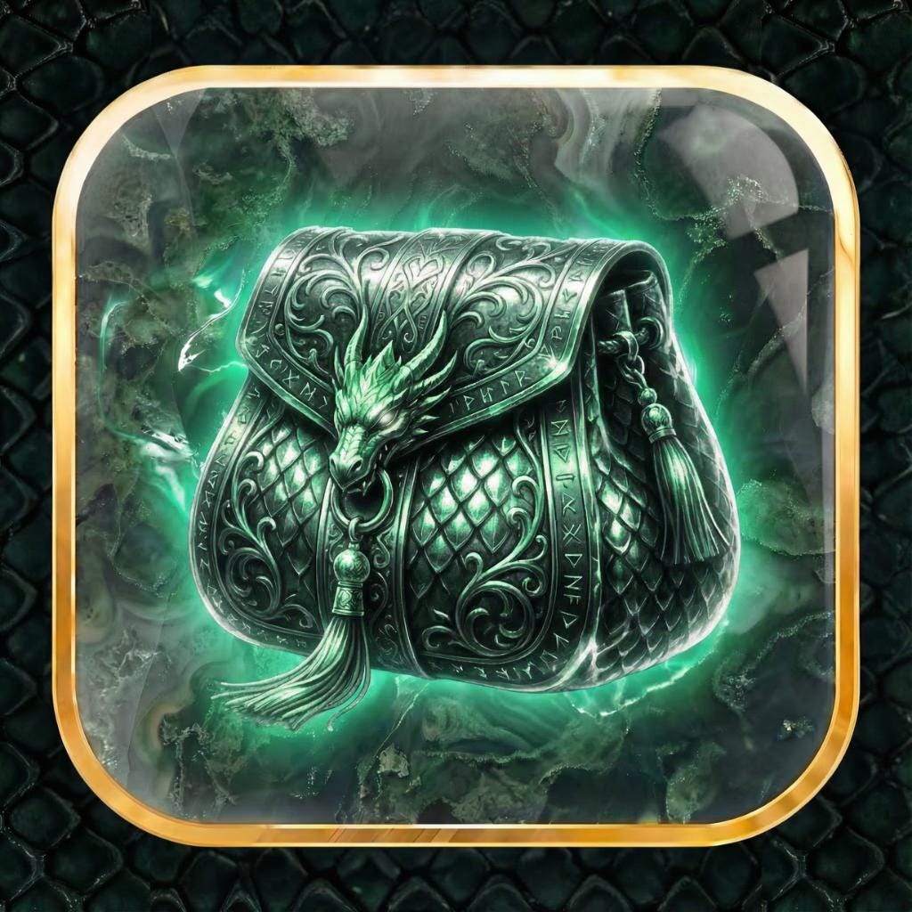 130 Liquid Glass Fantasy App Icons: Machete Color Dragon Rider and Spring Court Theme