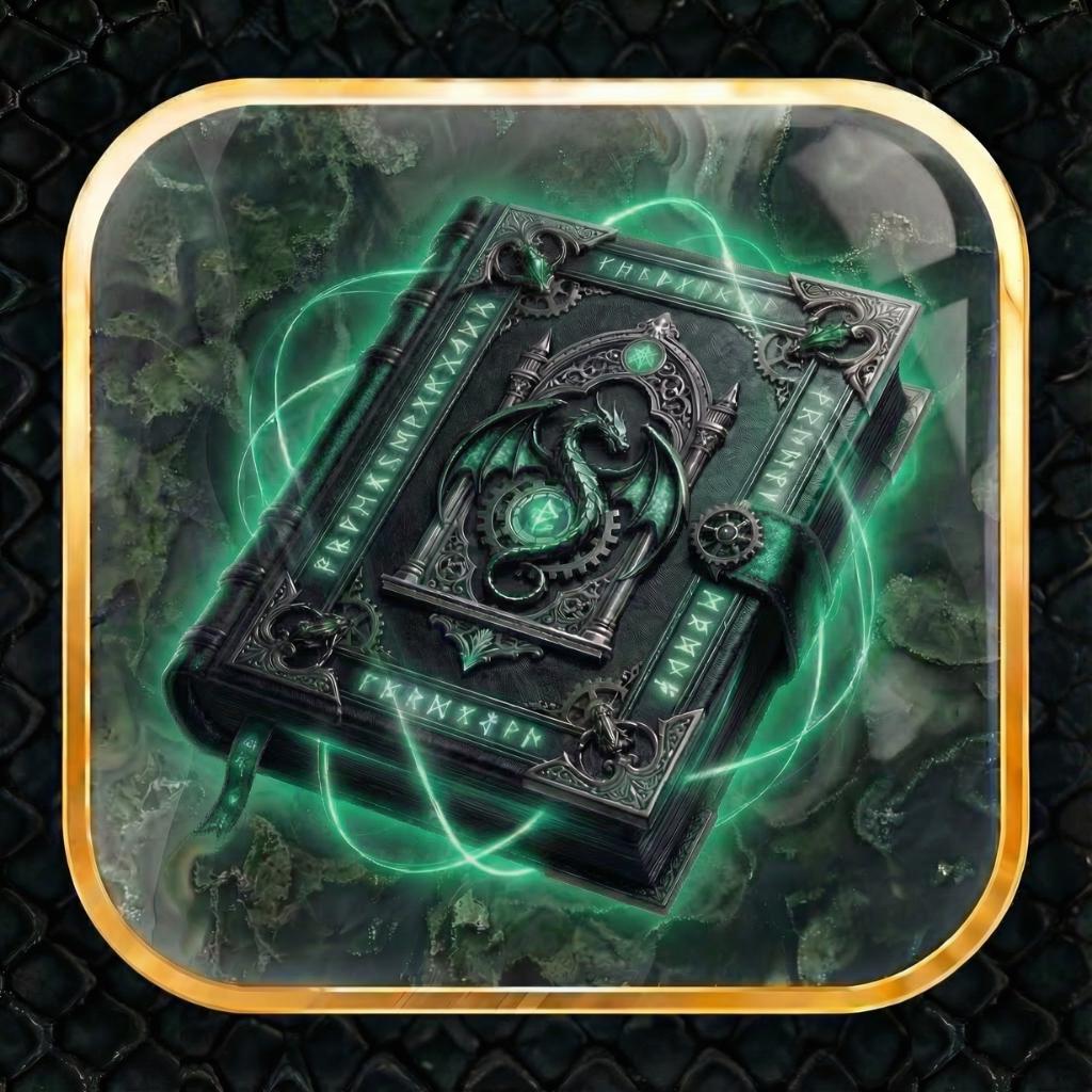 130 Liquid Glass Fantasy App Icons: Machete Color Dragon Rider and Spring Court Theme