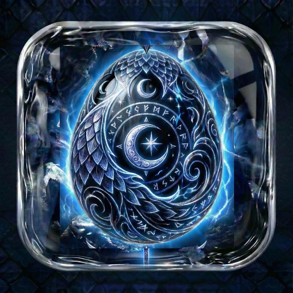 130 Liquid Glass Onyx Fantasy App Icons: Shadow Black Dragon Rider and College of Dragons Theme