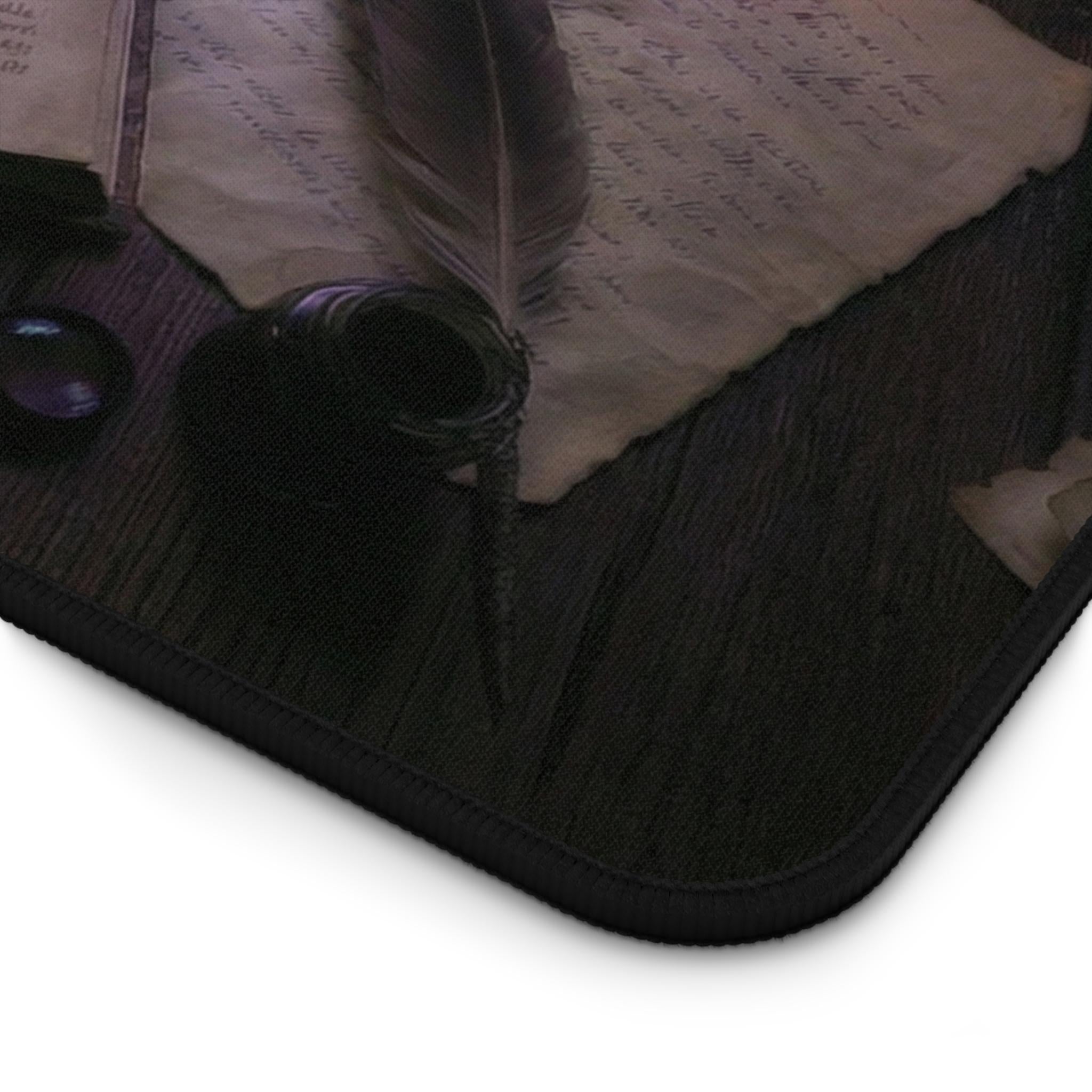 Mystic Ritual Workspace Desk Mat: Academia Spellbook Mouse Pad