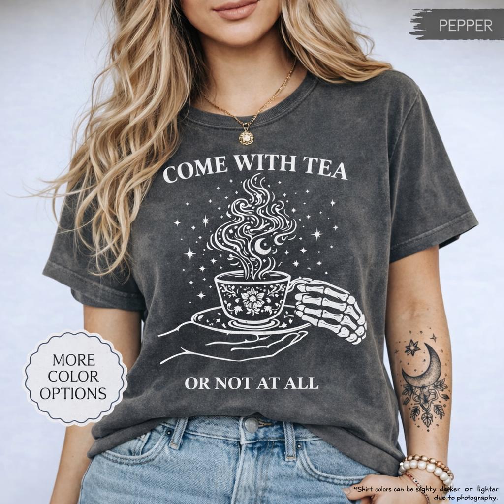 Suriel Tea Shirt, Fantasy Reader Shirt, Witchy Tea Shirt, Book Lover Gift, Dark Academia Shirt, Cozy Reader Shirt