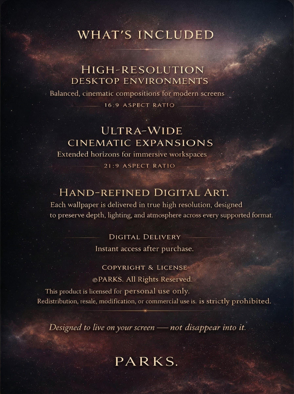 Nesta Cassian ACOTAR Wallpaper – Dual Screen Dark Romance (16:9, 21∶9) (Digital Download)