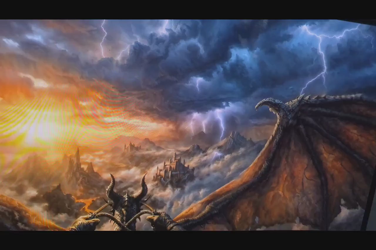 Dragon Rider Ultrawide Wallpaper | 4K War College (Digital Download)