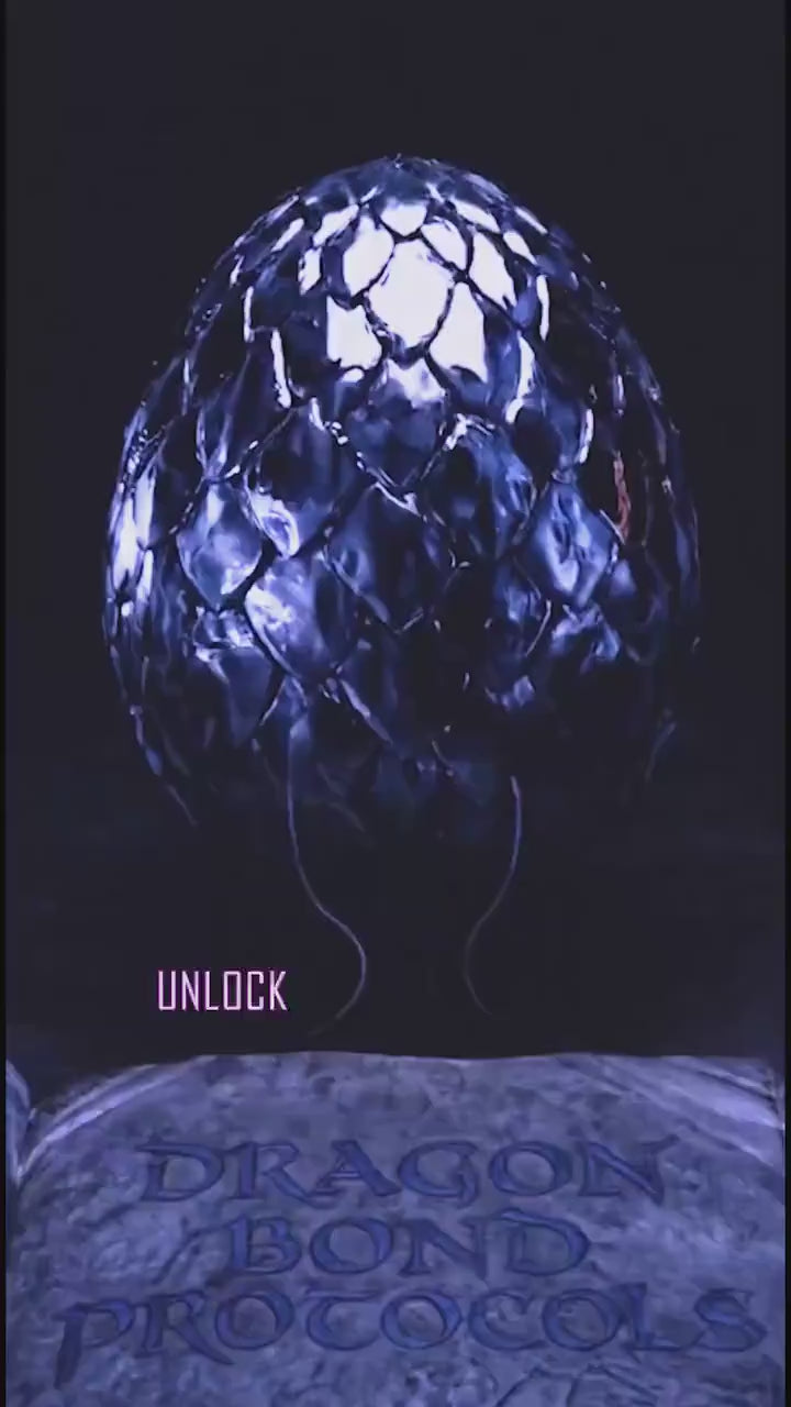 Onyx Dragon Rider App Icons & Live Wallpaper: Violet Fantasy Theme (Digital Download)